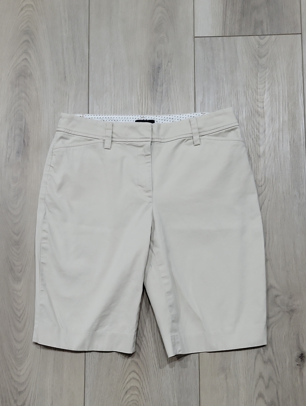Talbots Cream Bermuda Shorts